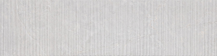 Mexen Flamingo Mayolica Gris gres sklovaný rekt. G1, dlaždice podlahová a nástěnná 120 x 30 cm, carving - TL715-120-030-52