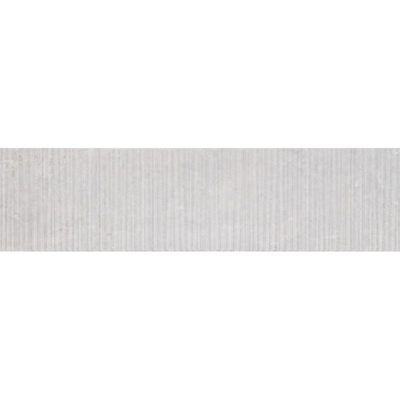 Mexen Flamingo Mayolica Gris glazovaný gres rekt. G1, stěnová dlaždice 120 x 30 cm, carving - TL715-120-030-52