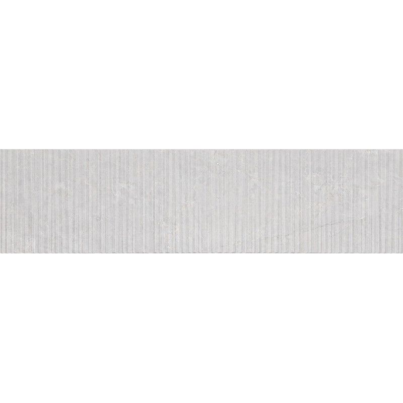 Mexen Flamingo Mayolica Gris glazovaný gres rekt. G1, nástěnná dlaždice 120 x 30 cm, carving - TL715-120-030-52