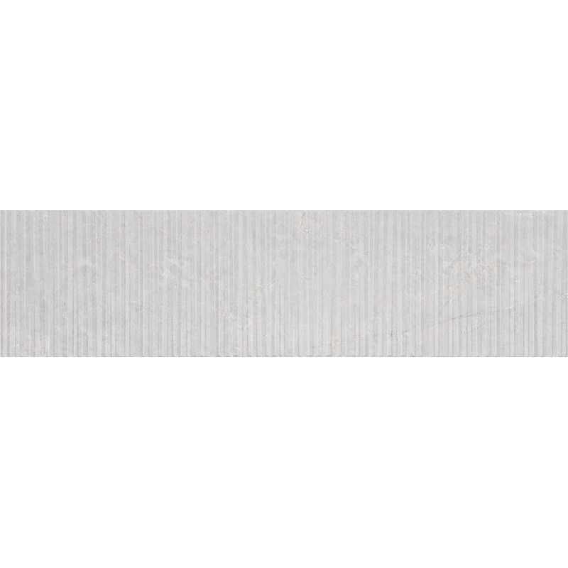 Mexen Flamingo Mayolica Gris gres sklovaný rekt. G1, dlaždice podlahová a nástěnná 120 x 30 cm, carving - TL715-120-030-52