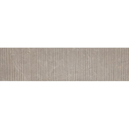 Mexen Flamingo Mayolica Mocha glazovaný rektifikovaný G1, nástěnná dlaždice 120 x 30 cm, carving - TL715-120-030-53