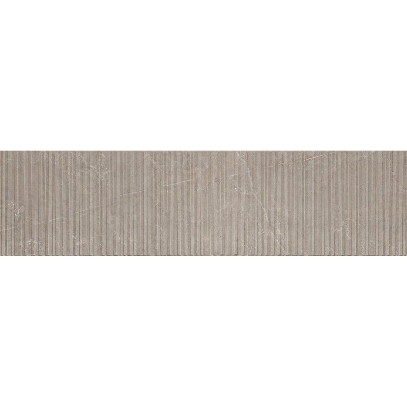 Mexen Flamingo Mayolica Mocha glazovaný gres rekt. G1, nástěnná dlaždice 120 x 30 cm, carving - TL715-120-030-53