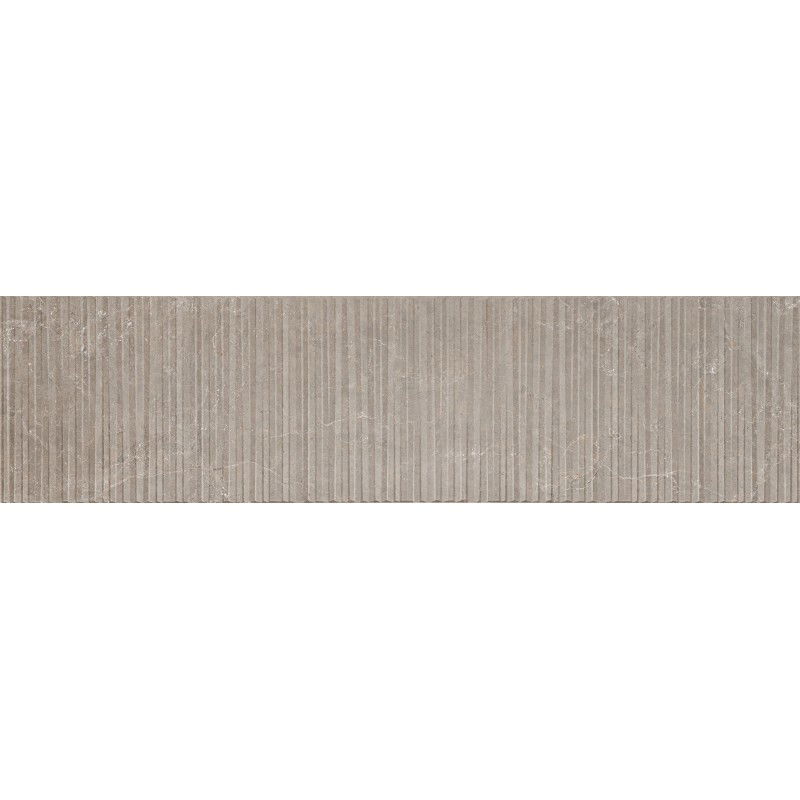 Mexen Flamingo Mayolica Mocha glazovaný gres rekt. G1, nástěnná dlaždice 120 x 30 cm, carving - TL715-120-030-53