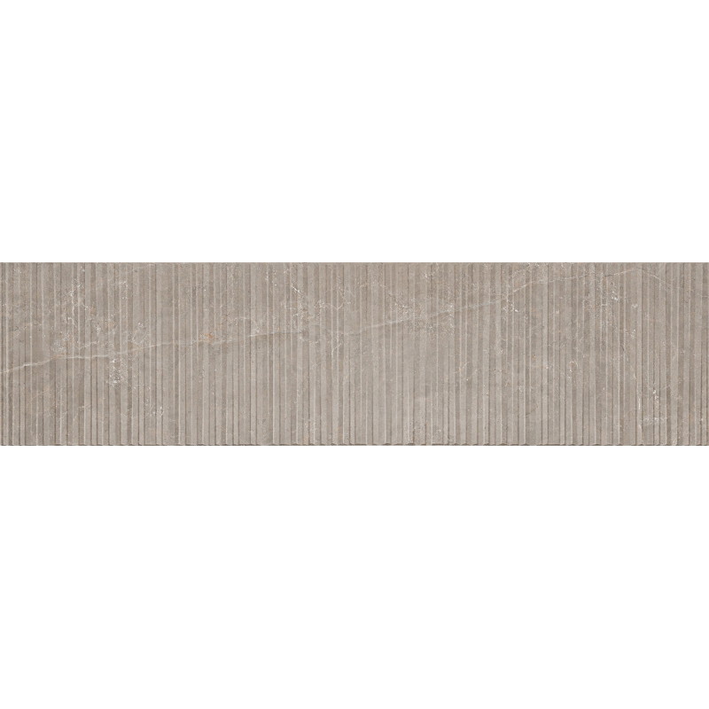 Mexen Flamingo Mayolica Mocha glazovaný rektifikovaný G1, nástěnná dlaždice 120 x 30 cm, carving - TL715-120-030-53