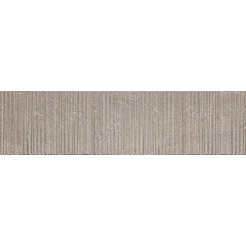 Mexen Flamingo Mayolica Mocha glazovaná rekt. G1, podlahová a nástěnná dlaždice 120 x 30 cm, carving - TL715-120-030-53