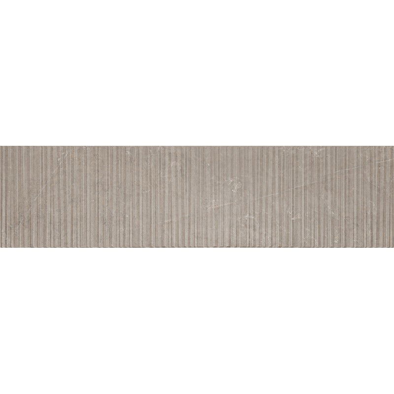 Mexen Flamingo Mayolica Mocha glazovaný gres rekt. G1, nástěnná dlaždice 120 x 30 cm, carving - TL715-120-030-53