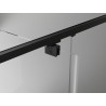 Mexen Exo-R 3S sprchový kout 3-stěnný otevírací 125 x 90 cm, transparentní, černý - 819-125-090-70-00-3S