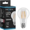 Mexen Vintis LED filamentová žárovka E27, A60, 4W, 55 lm, oranžová - L150-E27-04XX-48