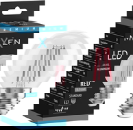 Mexen Vintis LED žárovka filament E27, G45, 4W, 55 lm, červená - L156-E27-04XX-45