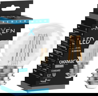 Mexen Vintis Žárovka filament LED E27, G45, 4W, 55 lm, oranžová - L156-E27-04XX-48