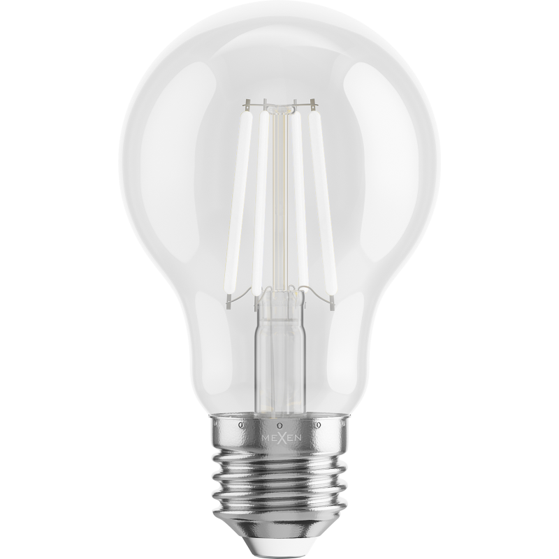 Mexen Vintis 6x Žárovka filament LED E27, A60, 4W, 55 lm, modrá - L150-E27-04XX-47x06