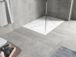 Mexen Hugo obdélníkový sprchový kout SMC 130 x 70 cm, bílý kámen - 42157013