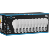 Mexen Nova 10x LED žárovka E27, G45, 1W, Studená - 6500K, 105 lm - L101-E27-0165-01x10