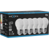 Mexen Nova 6x LED žárovka E27, G45, 4W, Neutrální - 4000K, 420 lm - L101-E27-0440-01x06
