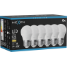 Mexen Nova 6x LED žárovka E27, G45, 5W, Teplá - 3000K, 525 lm - L101-E27-0530-01x06