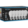 Mexen Nova 6x LED žárovka E27, G45, 6W, Studená - 6500K, 630 lm - L101-E27-0665-01x06