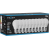 Mexen Nova 10x LED žárovka E27, G45, 7W, Studená - 6500K, 735 lm - L101-E27-0765-01x10