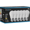 Mexen Nova 6x LED žárovka E27, G45, 9W, Teplá - 3000K, 945 lm - L101-E27-0930-01x06