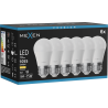 Mexen Nova 6x LED žárovka E27, G45, 10W, Teplá - 3000K, 1055 lm - L101-E27-1030-01x06