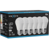 Mexen Nova 6x LED žárovka E27, G45, 10W, Neutrální - 4000K, 1055 lm - L101-E27-1040-01x06