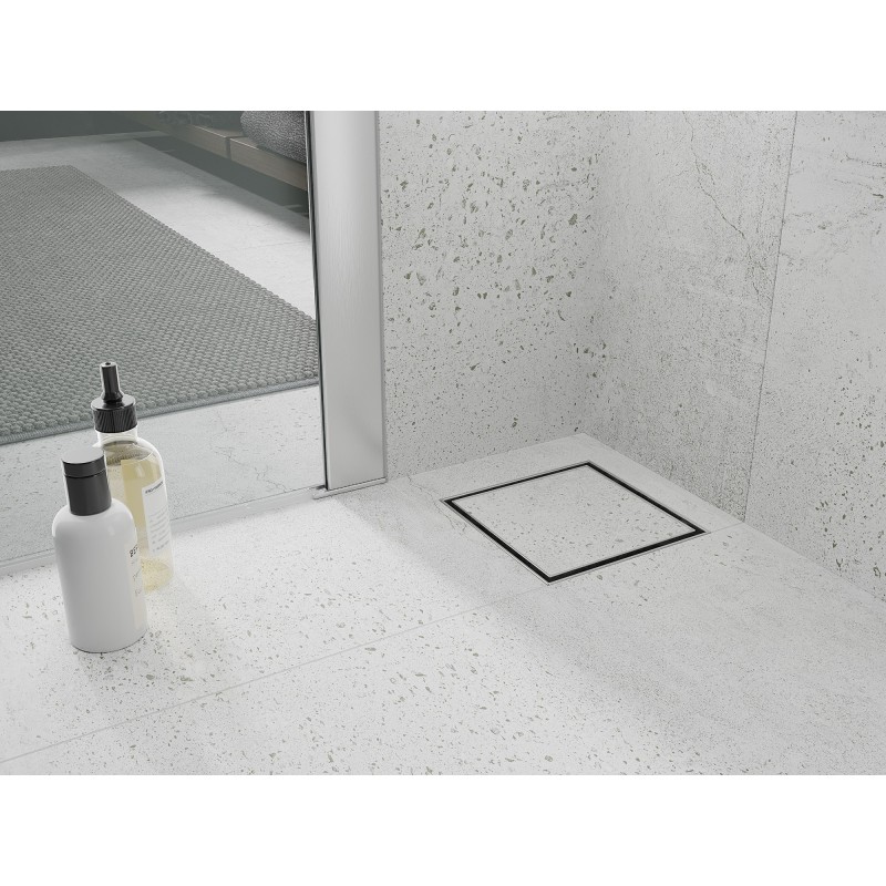 Mexen Flat-Q M13 podlahová vpusť čtvercová 12 x 12 cm, inox - 1010012