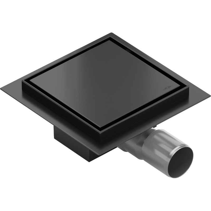 Mexen Flat-Q M13 podlahový vpust čtvercový 20 x 20 cm, černý - 1710020