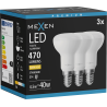Mexen Nova 3x LED žárovka E14, R50, 4,5W, Teplá - 3000K, 470 lm - L103-E14-0530-01x03