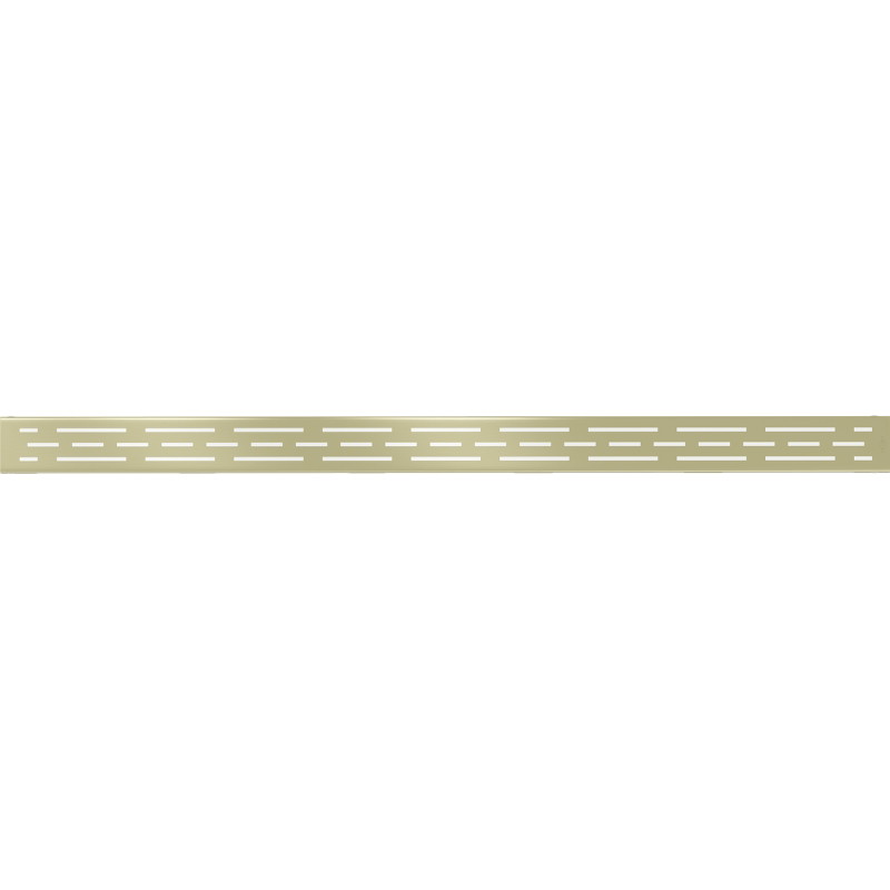 Mexen Flat M01 krytka k liniovému odtoku 80 cm, zlatá kartáčovaná - 1A20080