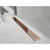 Mexen Flat M08 kryt k liniovému odtoku 100 cm, růžové zlato - 1625100