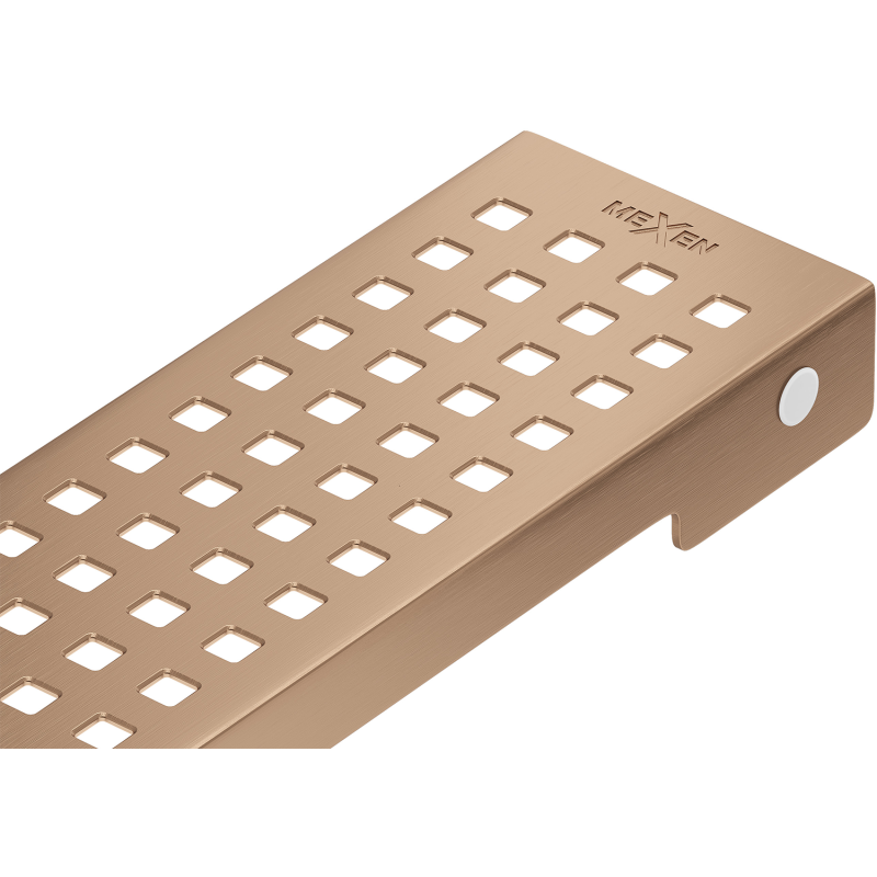 Mexen Flat M08 krytka pro liniový odtok 90 cm, kartáčovaná měď - 1C25090