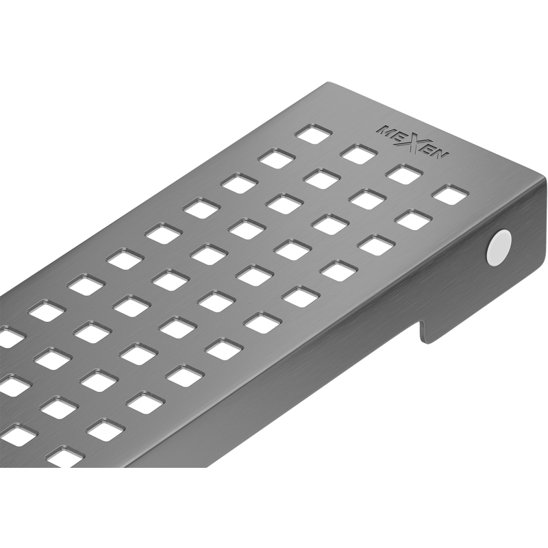 Mexen Flat M08 kryt pro liniový odtok 90 cm, kartáčovaný gun gray - 1E25090