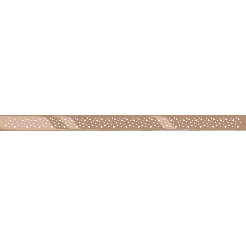 Mexen Flat M12 krytka pro liniový odtok 80 cm, růžové zlato - 1621080
