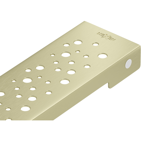 Mexen Flat M12 kryt pro lineární odtok 50 cm, kartáčovaná zlatá - 1A21050