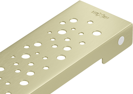 Mexen Flat M12 kryt pro lineární odtok 50 cm, kartáčovaná zlatá - 1A21050