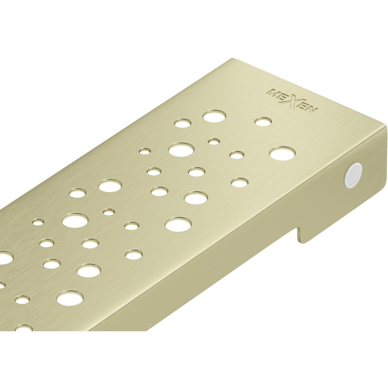 Mexen Flat M12 kryt pro liniový odtok 70 cm, zlatý kartáčovaný - 1A21070