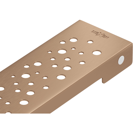 Mexen Flat M12 kryt pro liniový odtok 50 cm, kartáčovaná měď - 1C21050