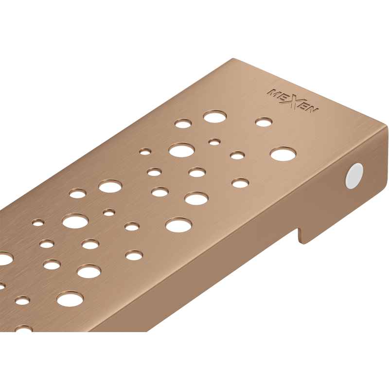 Mexen Flat M12 kryt pro liniový odtok 60 cm. kartáčovaná měď - 1C21060