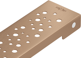 Mexen Flat M12 krytka pro liniový odtok 60 cm. kartáčovaná měď - 1C21060