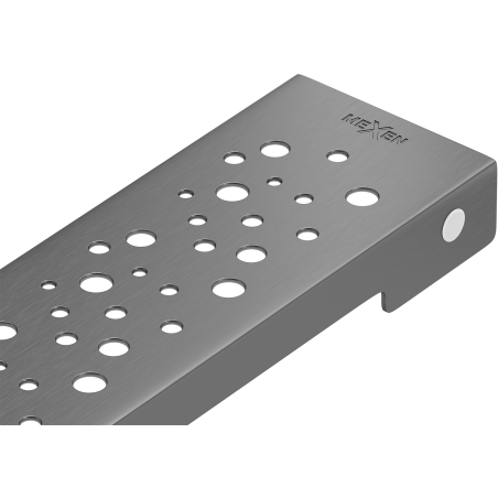 Mexen Flat M12 kryt pro liniový odtok 60 cm. gun gray kartáčovaný - 1E21060