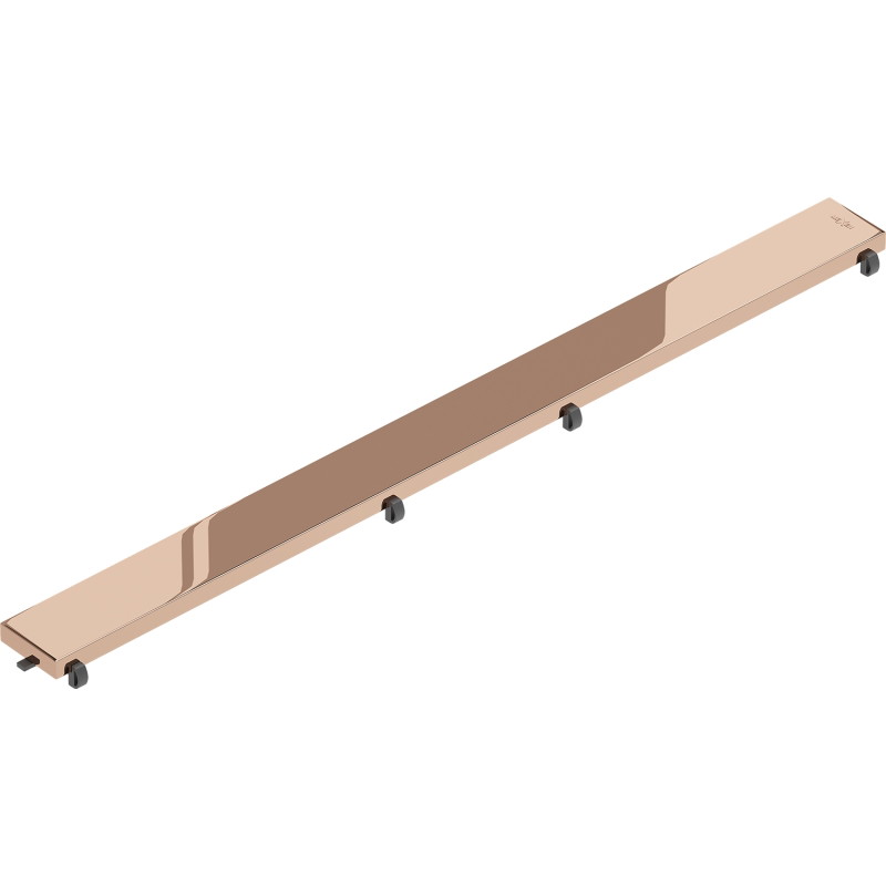 Mexen Flat M13 maskovací kryt 2v1 pro lineární odtok 50 cm, růžové zlato - 1619050