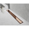 Mexen Flat M13 kryt 2v1 pro lineární odtok 80 cm, růžové zlato - 1619080
