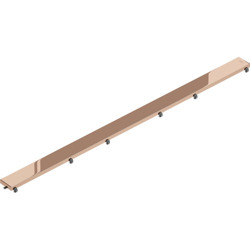 Mexen Flat M13 maskovnice 2v1 pro liniový odtok 100 cm, růžové zlato - 1619100