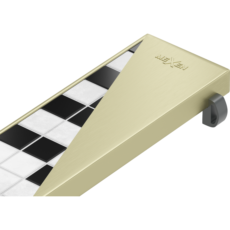 Mexen M13 maskovnace 2v1 pro lineární odtok 50 cm, kartáčovaná zlatá - 1A19050