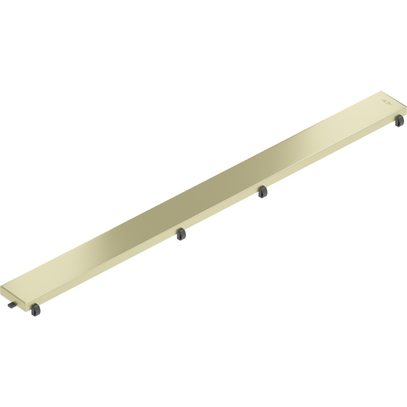 Mexen Flat M13 maskovací 2v1 na lineární odtok 50 cm, zlatý kartáčovaný - 1A19050