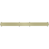 Mexen Flat M13 kryt maskovnice 2v1 pro liniový odtok 70 cm, zlato kartáčovaný - 1A19070