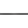 Mexen Flat M13 kryt 2v1 pro liniový odtok 60 cm, kartáčovaná gun šedá - 1E19060