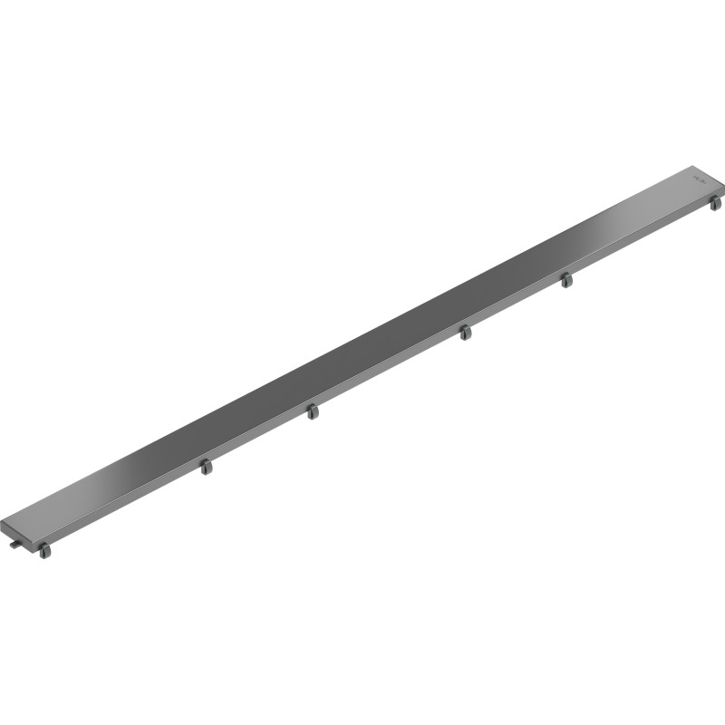 Mexen Flat M13 maskovnica 2v1 pro lineární odtok 80 cm, kartáčovaná zbraňově šedá - 1E19080