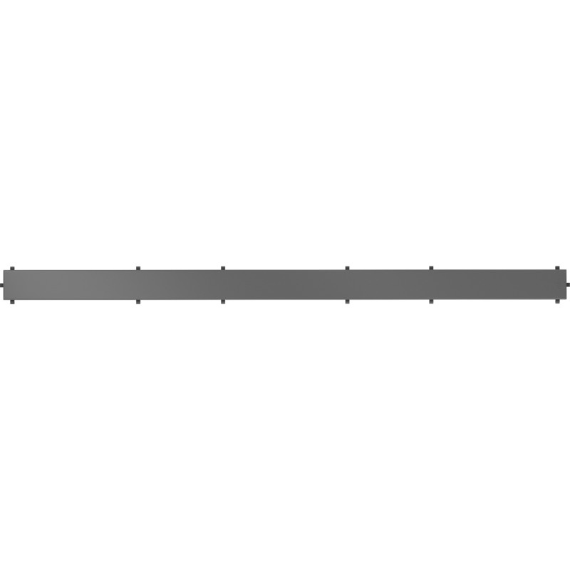 Mexen Flat M13 krytka 2v1 pro liniový odtok 100 cm, gun gray kartáčovaný - 1E19100