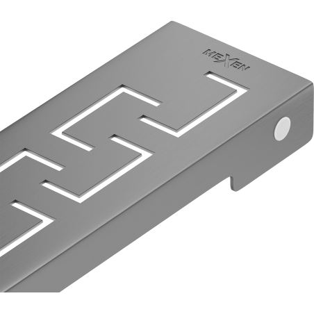 Mexen Flat M15 kryt odtokového žlabu 50 cm, kartáčovaný gun gray - 1E24050