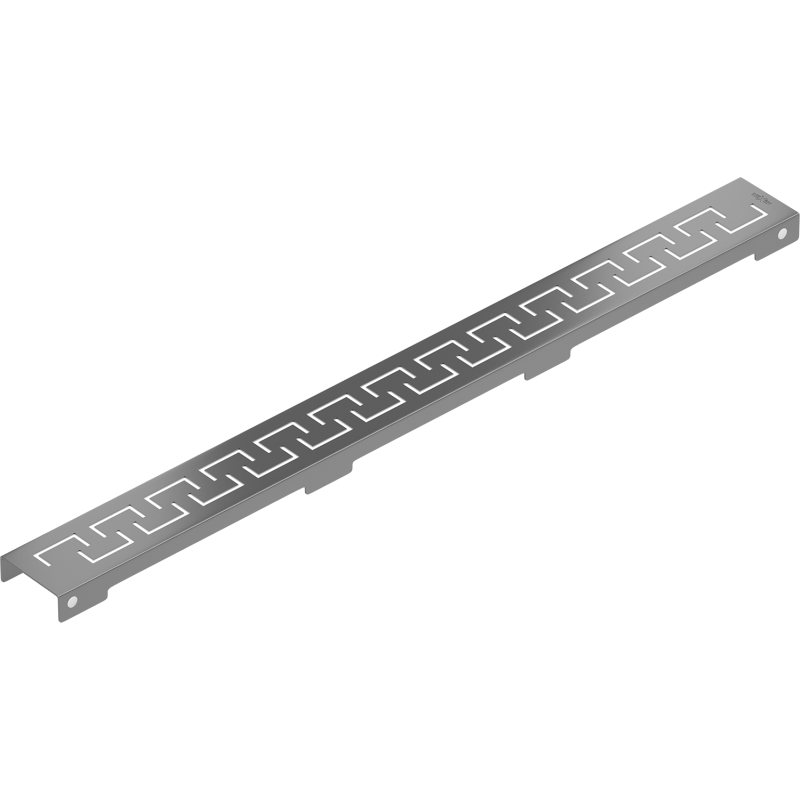 Mexen Flat M15 kryt odtokového žlabu 50 cm, kartáčovaný gun gray - 1E24050